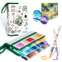 Ohuhu Marqueurs Acrylique 72 Couleurs Pointe Brosse pour Art Papier Dessin | Mélange de Couleurs Propre & Sans Couture Dégradés 