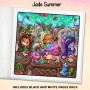 Magic Academy: Cozy Fantasy Coloring Book for Adults and Teens with Witches, Wizards, Spells, Potions, and Magical School Advent