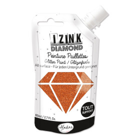 Aladine - Izink Diamond - Peinture Pailletée - Ultra Concentrée en Paillettes - Décoration Tout Support - DIY et Loisirs Créatif