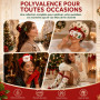 Calendrier de l'Avent de Noël 2026, Coffret Accessoires Beauté et Coiffure | Calendrier de l'Avent Noël 24 Jours Compte à Rebour