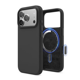 elago Coque Magnétique en Silicone pour iPhone 18 Pro / 17 Pro | Compatible avec Tous Les Accessoires MagSafe, Silicone Liquide 