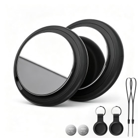Bnlei Air Tracker Tag Traceur Fonctionne avec l’app Localiser Apple (iOS Uniquement) Comprend Batterie de Secours, Localisateur 