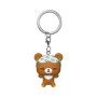 Funko Pop! Keychain: Rilakkuma - Chairoikoguma Sleepy | Goodies Officiels - Porte-Clés Mini Figurine pour Sac et Sac à Dos - Pet