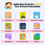 ALLDOCUBE Tablette Enfants 10 Pouces,Android 16,12Go+64Go,6000mAh,Rose | Contrôle Parental,YouTube Kids,Kids Space,Widevine L1,G