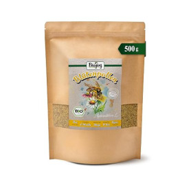 Biojoy Granulés de pollen BIO crus, pollen d’abeille à consommer, 500 g | De Bulgarie, non traité, sans sucre ajouté, Apis melli