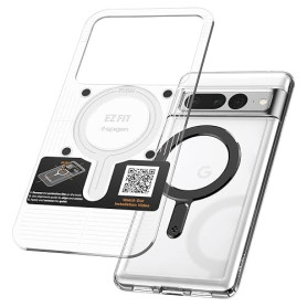 Spigen OneTap MagFit Anneau Magnétique, Autocollant avec Kit d’Installation | Adaptateur pour Accessoires MagSafe/Pixelsnap pour