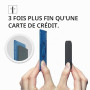 Spigen Kuel Plaques Métalliques [3X Plus Fin Qu’Une Carte de Crédit] | Adhésif 3M Premium pour Support Téléphone Voiture Magnéti