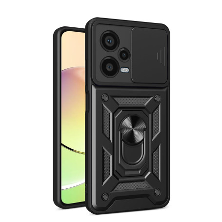 DESSEN Coque pour Xiaomi Redmi Note 12 Pro Plus/Pro+ 5G, Housse en Silicone Souple TPU/PC et Cover Objectif, Étui avec Support M