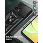 DESSEN Coque pour Xiaomi Redmi Note 12 Pro Plus/Pro+ 5G, Housse en Silicone Souple TPU/PC et Cover Objectif, Étui avec Support M