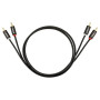 SEBSON Câble RCA Audio 2m - 2 RCA mâle à 2 RCA mâle, Câble Audio AUX pour Systèmes Stéréo, Amplificateurs, Enceintes, Home Ciném