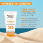 Garnier Ambre Solaire Hydra Lait SPF30 Vitamine C Visage & Corps 50ml | Vitamine C, Haute protection UVA UVB, Anti-taches, Non g