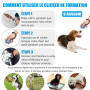 Diyife 2PCS Clickers pour Chien, Clickers de Chien avec Dragonne élastique & Grand Bouton, Clicker Training, Professionnel Click
