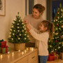 Liyade Guirlande Lumineuse à Piles, en Forme D’étoiles, 1m 20LED, Piles | Étanche IP44, Blanc Chaud, Guirlande étoile de Noël In