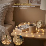 Liyade Guirlande Lumineuse à Piles, en Forme D’étoiles, 1m 20LED, Piles | Étanche IP44, Blanc Chaud, Guirlande étoile de Noël In