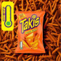 TAKIS - Snack au maïs Intense Nacho - 1 x 100 g (Lot de 2)