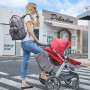 Dikaslon Sac a Langer Bebe, Sac à Langer à Dos Grande Capacité 18 Poches, Polysteer Déperlant, Tapis à Langer, Porte Tétine, San