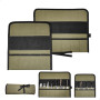 Sac à Couteaux de Chef, 2 Pièces Malette Couteau Portable, Etui Couteau avec Compartiments, Rouleau Rangement Outil, Pochette Co