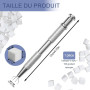 100 PCS Eponge Ongle, Avec Pince Métallique, Nail Art Brosse Éponge Éponges Remplaçables,Outils De Rendu pour Vréer une Variété 