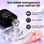 2 x 8ml Colle Faux Ongle 6 en 1, Colle Faux L'ongle Avec Pinceau | Extra Forte Rapide, Longue Durée, für Die Nagelverlängerung u