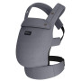 Momcozy Porte Bebe Ergonomique 100% Coton,Gris, 3–24 Mois, 3,2–20 kg | Porte-bébé physiologique, position M, tour de taille régl