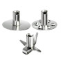 bamix Set mixeur plongeant G350 GASTRO PRO-3 avec couteau multifonction, mélangeur et batteur, support, 350 W, 2 vitesses, Inox,