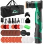BATOCA S5 Mini Polisseuse Voiture Sans Fil Polisseuse Orbitale et Rotative | Mini Polissage kit,12V Lustreuse Voiture avec 2 2.0