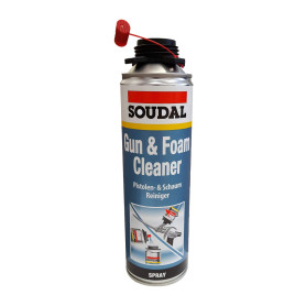 Soudal Profi Nettoyant pour Pistolet, Nettoyant à Mousse 500 ml (Nettoyant hautement actif pour le rinçage des pistolets de mont