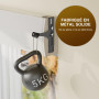 Lot de 2 supports de tringle à rideaux sans perçage, métallique et durable, convient à tous les coffres de volet roulant, Ø20-28