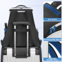 Rysker Sac à Dos pour Console PS5/Slim/Pro, Sac de Transport PS5 de Protection Complète, Backpack de Rangement de Grande Capacit