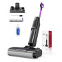 Vozascly H15 Aspirateur Laveur sans Fil, Aspirateur Balai Silencieux 65dB avec Auto-Propulsion, 45 Min d’Autonomie, Nettoyage de