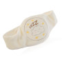 Babyjem - Ceinture blanche en noyaux de cerises - Idéale pour les maux de ventre et les ballonnements - , ajustable pour les béb