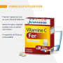 JUVAMINE Fer + Vitamine C - Anti-Fatigue, Absorption, Lipofer® - 30 Gel | Système Immunitaire Renforcé, Soutien de la Production