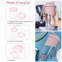 ACWOO Shaker Protéiné de 700ml, Shaker à protéines avec Mixing Balle, Bouteille shaker de protéines pour Boisson Protéinée, Comp