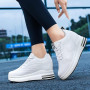 AONEGOLD Femme Baskets Compensées Chaussure Tennis de Sport Gym Fitness Respirantes Sneakers 8.5cm