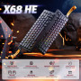 ATTACK SHARK X68 HE Clavier 8000Hz Rapid Trigger, Clavier Gamer Filaire RGB 60% avec Précision RT de 0,01 mm avec Interrupteur M
