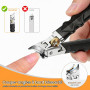 2026 Coupe Ongle Professionnel Pour Ongles Épais – Pour Personnes Âgées | Coupe-Ongles Acier Inoxydable, Manche Antidérapant – I