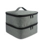 Boczif Étui de Transport Organisateur de Vernis à Ongles (Gris) | Sac de Rangement de Vernis à Ongles à Double Couche - Convient
