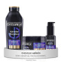 DESSANGE Routine Kératine Morphose Cheveux Abîmés 280ml+280ml+50ml | Enrichie en Kératine et Acide Hyaluronique, Reconstruit la
