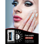 Kalolary 400PCS Faux Ongles Français Transparents, Faux Ongles en Acrylique Extra Longs Faux Ongle C/U Curve Full Cover Faux Ong