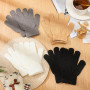 SATINIOR 4 Paires Gants Tricotés d'Enfants | Mitaines d'Hiver Extensibles Gants en Pleins Doigts pour Tout-Petits Gants d'Hiver 