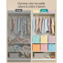 SONGMICS Boîte de Rangement, Lot de 6, Coffre Pliable, 30 x 30 x 30 cm | Panier, Bac, en Tissu, Inodore, pour Étagère Cubique, p
