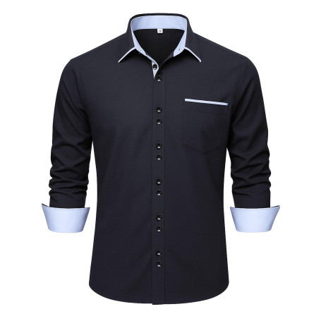 Suwangi Homme Chemise a Manches Longues Décontractée Boutonnées Oxford | Casual,Regular Fit,Respirant,élégante