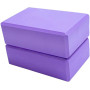 Lot 2 Briques yoga Blocs de Yoga stabilité EVA pour la méditation Yoga Pilates Soutenir et Renforcer les Poses(violette)