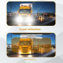 Pare-soleil de Voiture 2 en 1, Pare-soleil Antireflet Jour et Nuit Extension de Pare-soleil Pare-brise de Voiture Pare-soleil de
