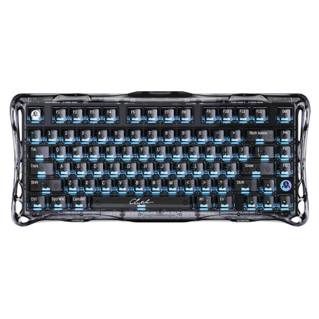 GravaStar Mercury V75 Lite Clavier Gaming Hall Effect,Polling Rate 8K | Dominez chaque duel FPS avec la technologie Hall, le Rap
