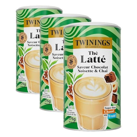 THE LATTE CHOCO NOISETTE CHAI 175g (Lot de 3)