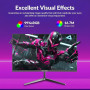 Great voell Curved Gaming Monitor (100Hz/1K/Q240B12, 24inch/Curved)