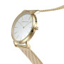 HANNAH MARTIN Très Mince Montre pour Femme Quartz Analogique Étanche Acier Inoxydable