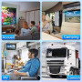 Antenne TV Intérieur Puissante, 2026 Antenne TV Intérieur avec Amplificateur de Signal Intelligent, Antenne Interieur TNT Puissa