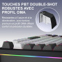 HATOR Skyfall 80 MAG Ultima 8K Clavier Gaming Magnétique avec Rapid Trigger, Magnetic Switches, Snap Tap, Hall Effect, 8000Hz, P